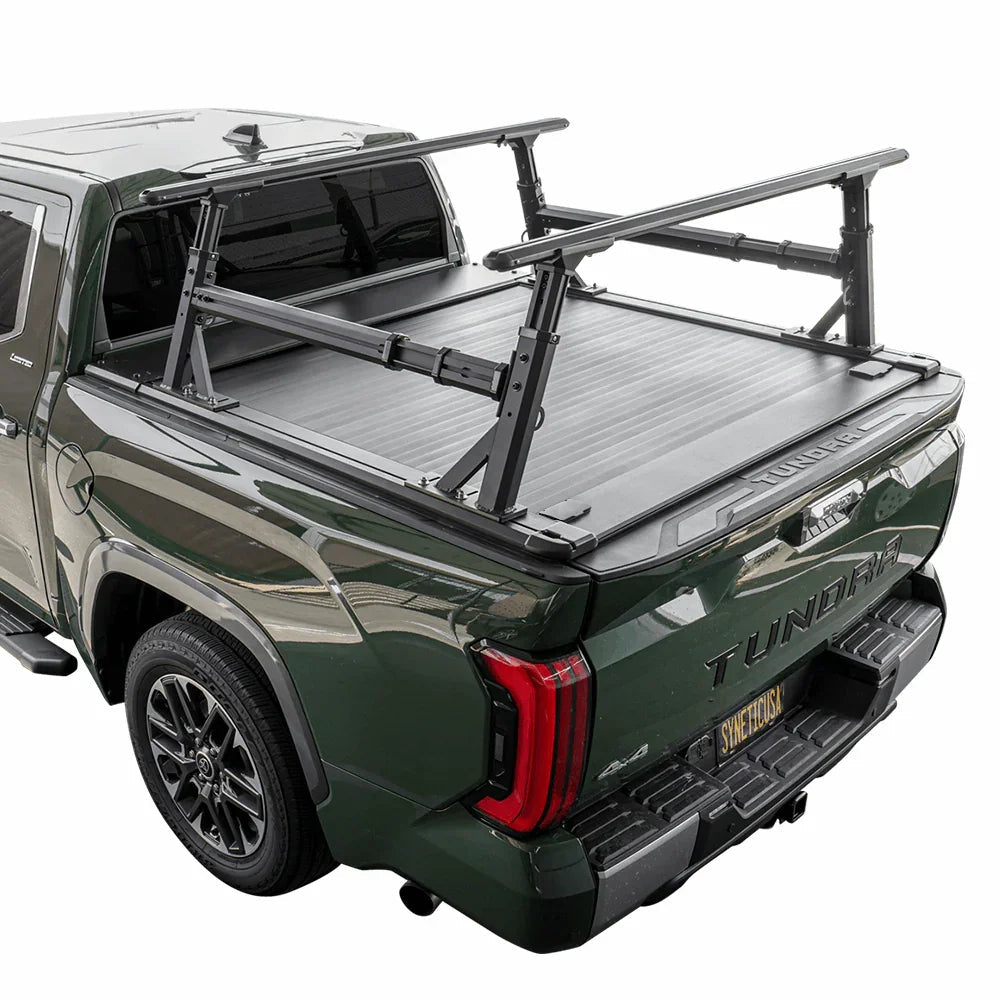 [2-in-1 Bundle] Toyota Tundra Retractable Tonneau Cover w/ Rack System