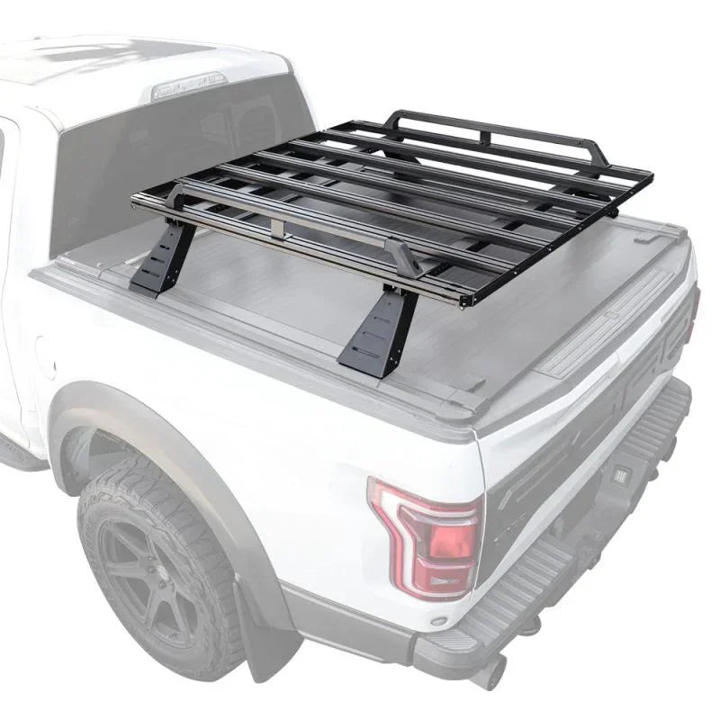 [2-in-1 Bundle] Ford Ranger Retractable Tonneau Cover w/ Rack System