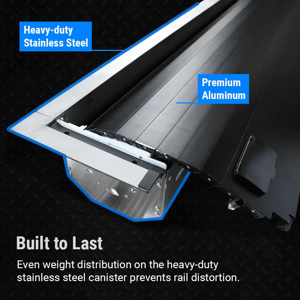 [2-in-1 Bundle] Ford F-150 Retractable Tonneau Cover w/ Rack System