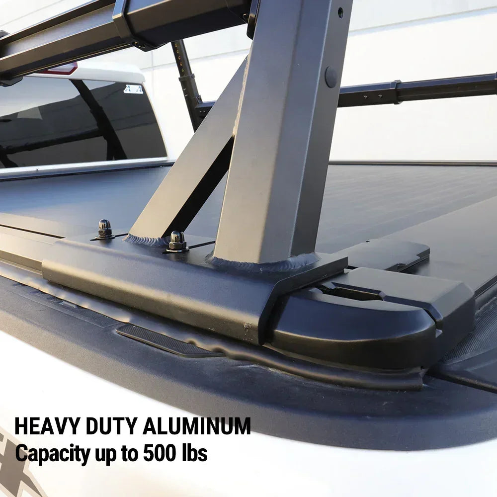 Off-Road Essential Duo - MR Retractable PRO Tonneau Cover + Adjustable Ladder Rack