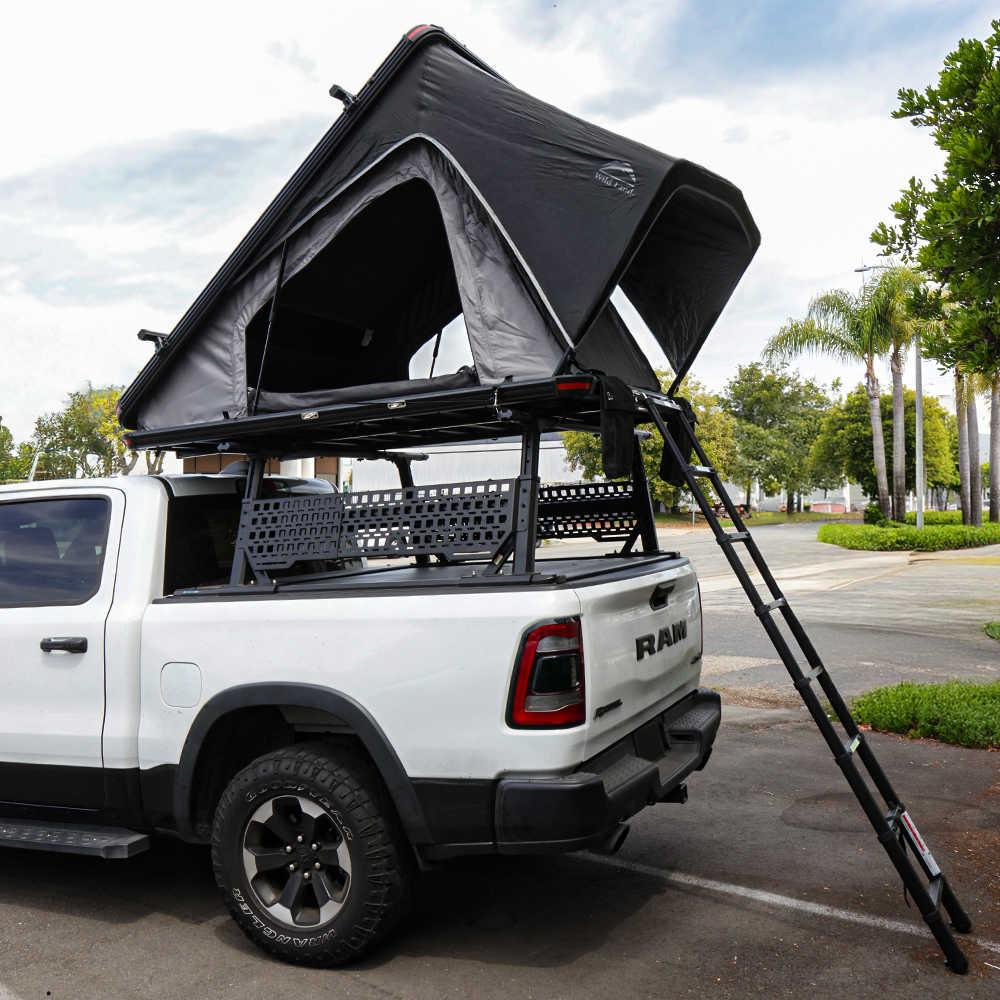 Overland PRO Quad Pack - MR Tonneau Cover + Ladder Rack + Side Panels + Roof Top Tent