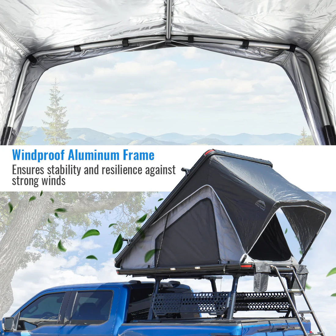 Wild Land Overland Roof Top Tent - Bush Cruiser Pro 140cm
