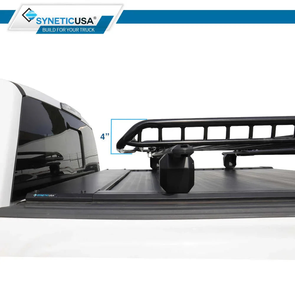 CargoMax Trio Pack - MR Retractable PRO Tonneau Cover + Crossbar + Cargo Basket