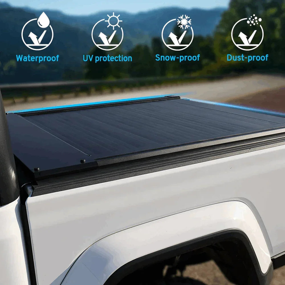 [2-in-1 Bundle] Ford Maverick Retractable Tonneau Cover w/ Rack System