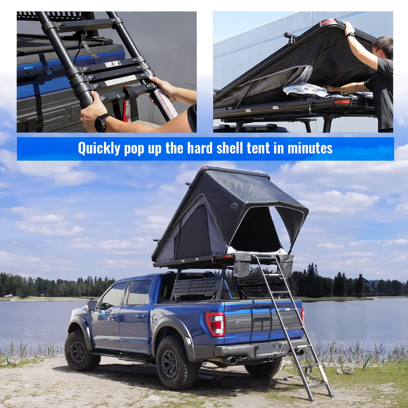 Wild Land Overland Roof Top Tent - Bush Cruiser Pro 140cm