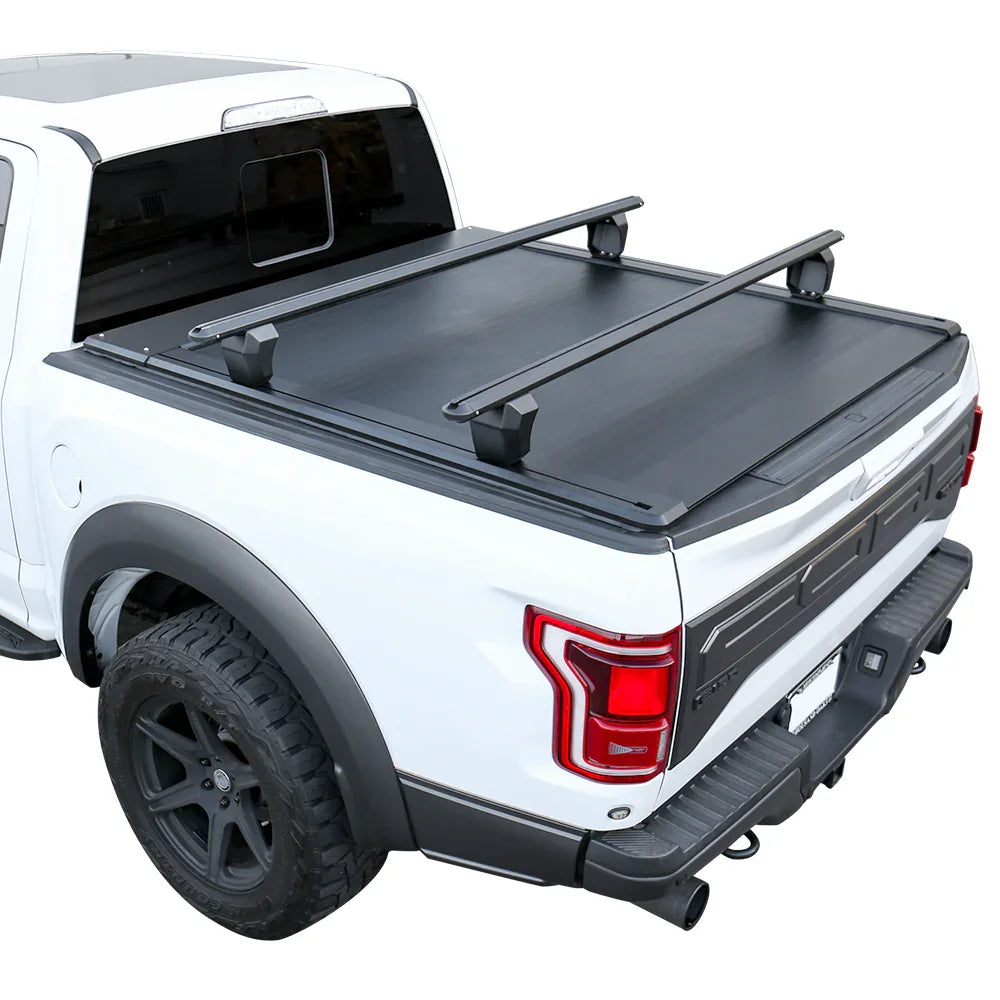 [2-in-1 Bundle] Ford Ranger Retractable Tonneau Cover w/ Rack System