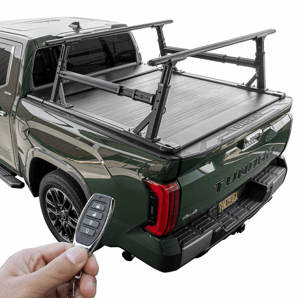 [2-in-1 Bundle] Toyota Tundra Retractable Tonneau Cover w/ Rack System