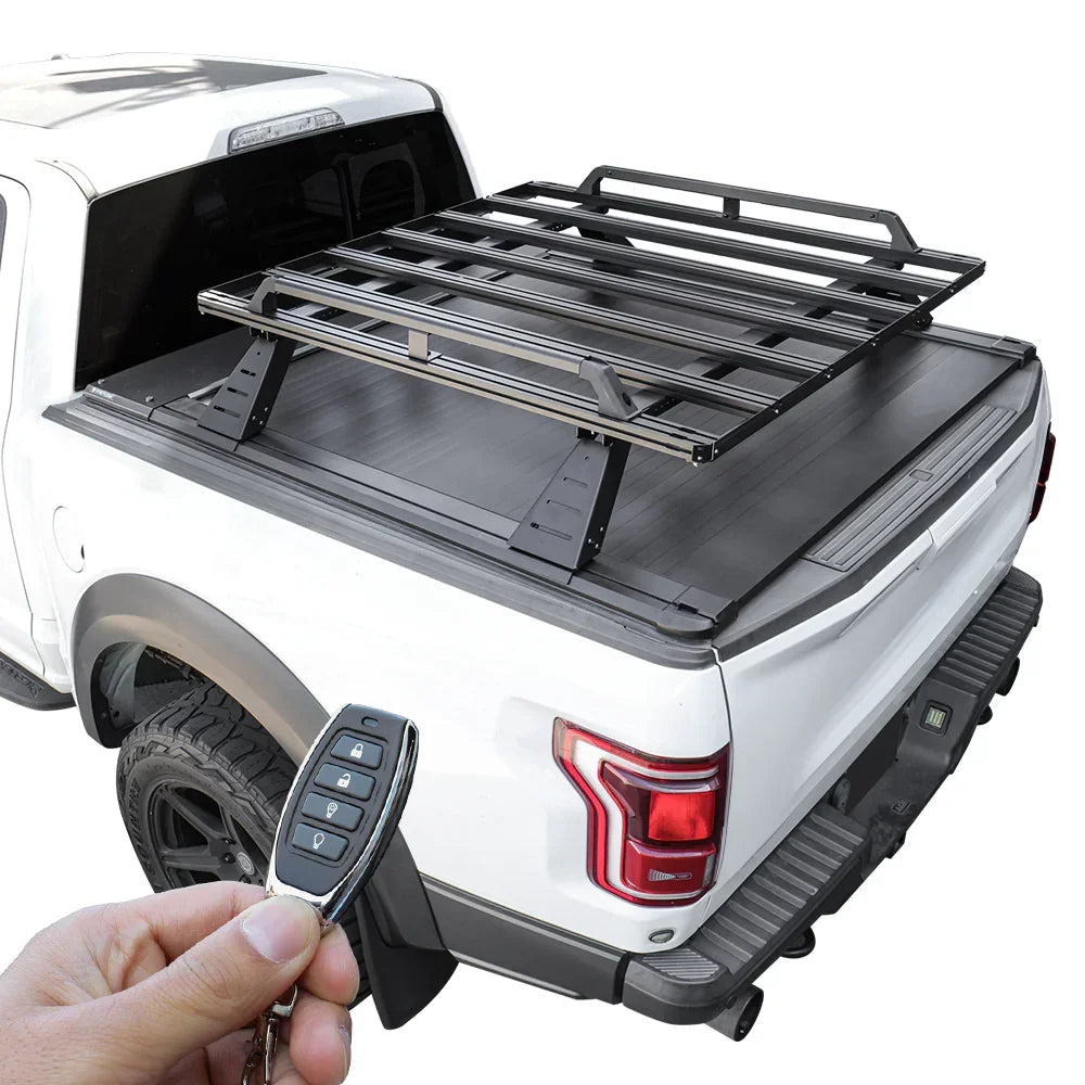 [2-in-1 Bundle] Colorado/Canyon Retractable Tonneau Cover w/ Rack System