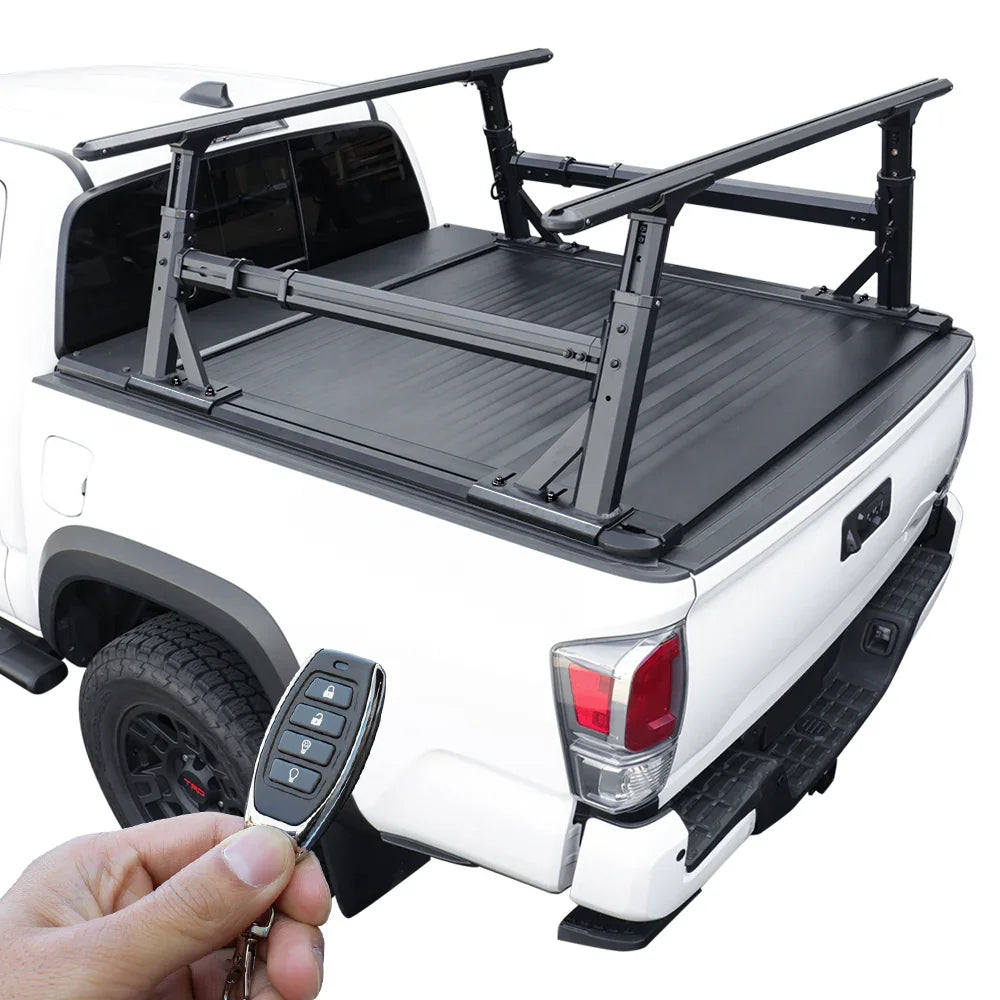 [2-in-1 Bundle] Silverado/Sierra 1500 Retractable Tonneau Cover w/ Rack System