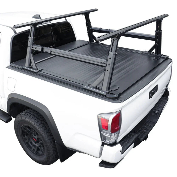 [2-in-1 Bundle] Nissan Frontier Retractable Tonneau Cover w/ Rack System