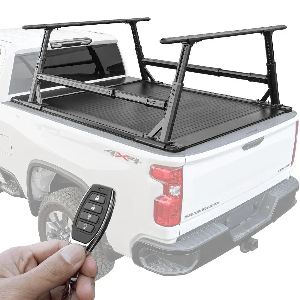 [2-in-1 Bundle] Ford F-150 Retractable Tonneau Cover w/ Rack System