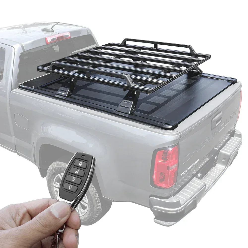 [2-in-1 Bundle] Toyota Tundra Retractable Tonneau Cover w/ Rack System