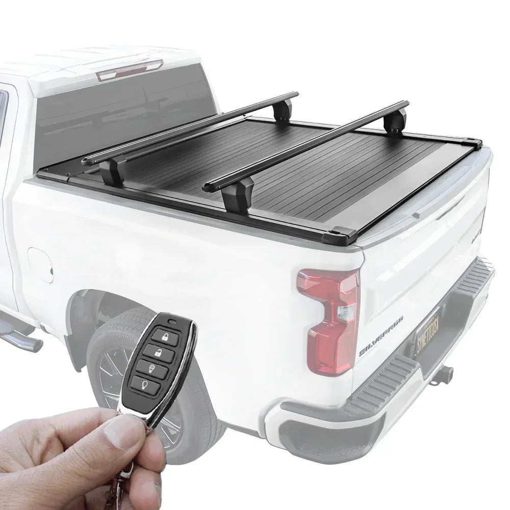 [2-in-1 Bundle] Toyota Tundra Retractable Tonneau Cover w/ Rack System