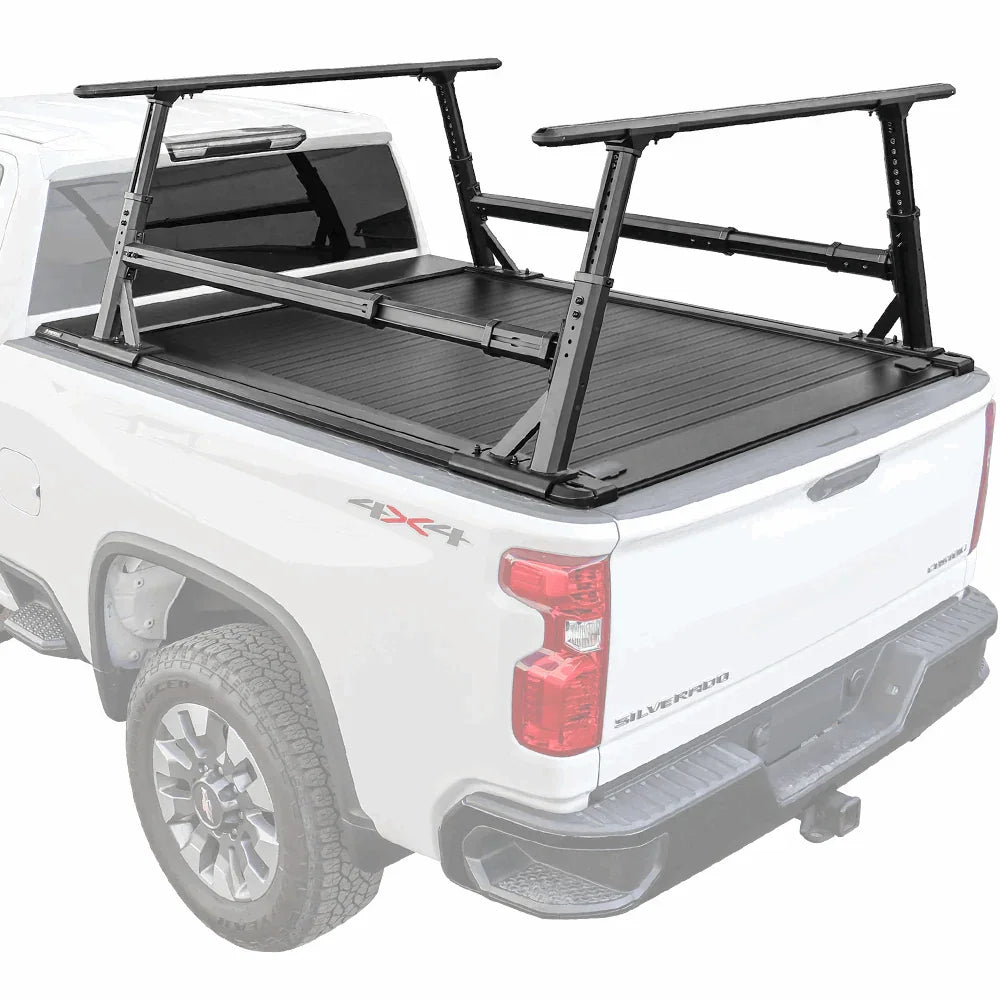 [2-in-1 Bundle] Ford F-250/F-350 Retractable Tonneau Cover w/ Rack System