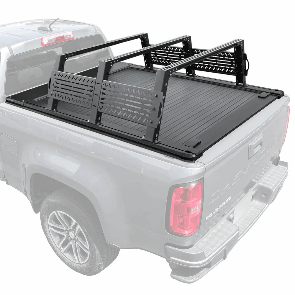 [2-in-1 Bundle] Ford F-250/F-350 Retractable Tonneau Cover w/ Rack System