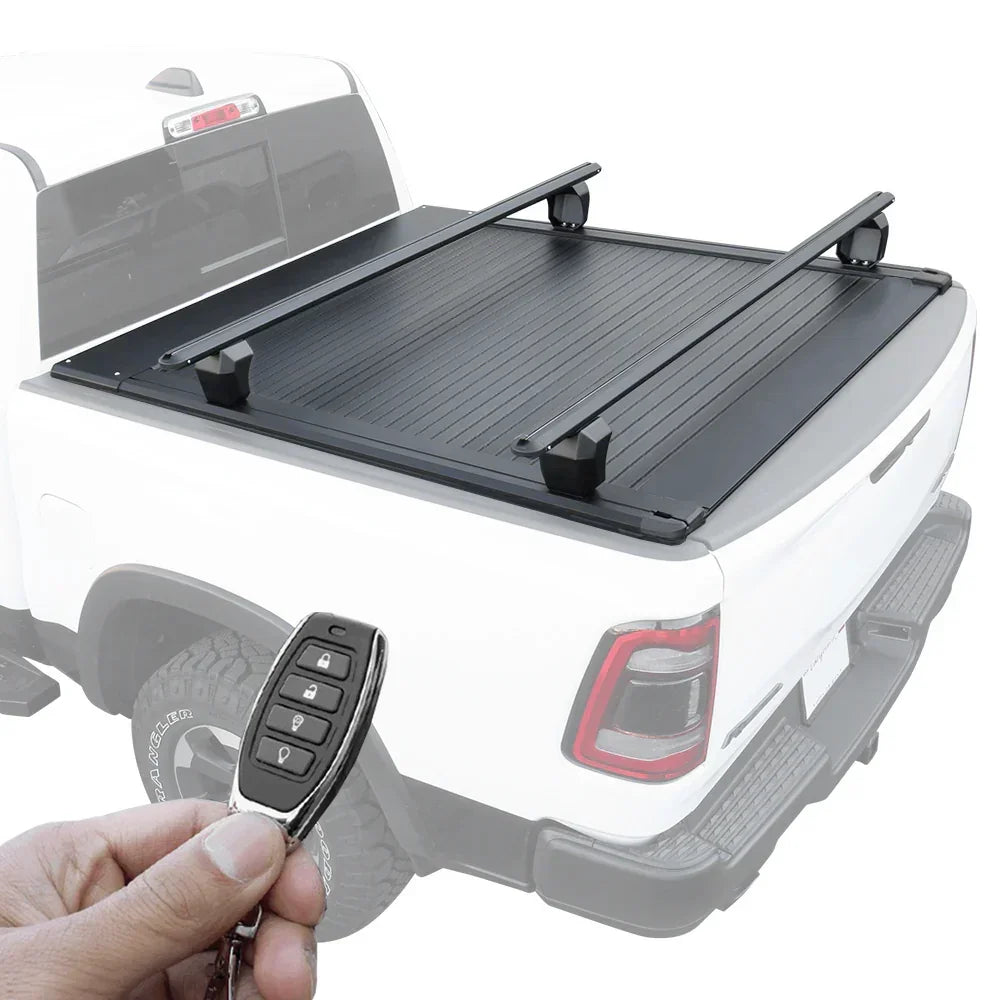 [2-in-1 Bundle] Ford F-150 Retractable Tonneau Cover w/ Rack System
