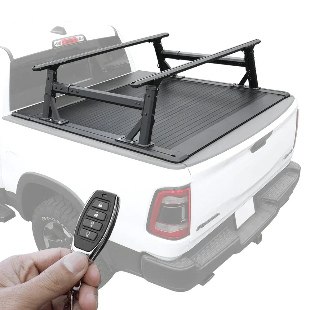 [2-in-1 Bundle] Ford F-150 Retractable Tonneau Cover w/ Rack System