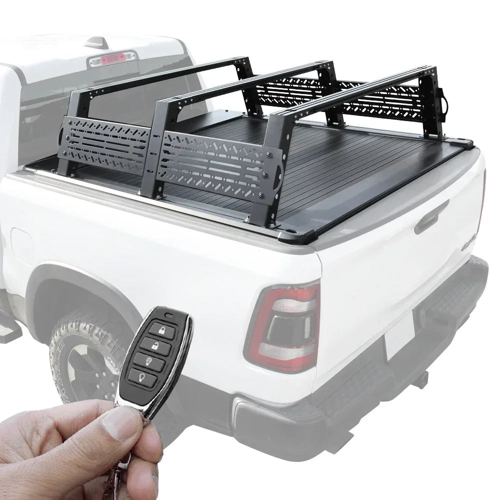 [2-in-1 Bundle] Ford Ranger Retractable Tonneau Cover w/ Rack System