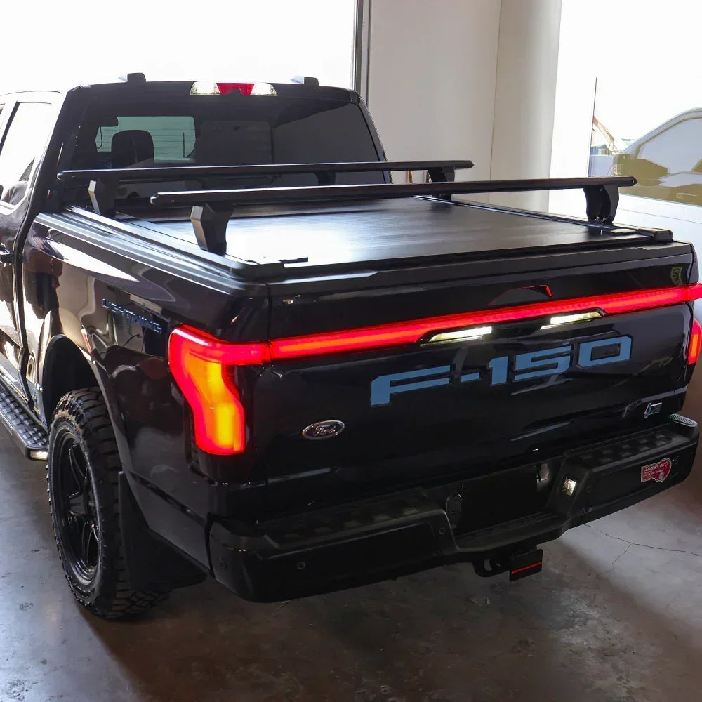 [2-in-1 Bundle] Nissan Titan Retractable Tonneau Cover w/ Rack System