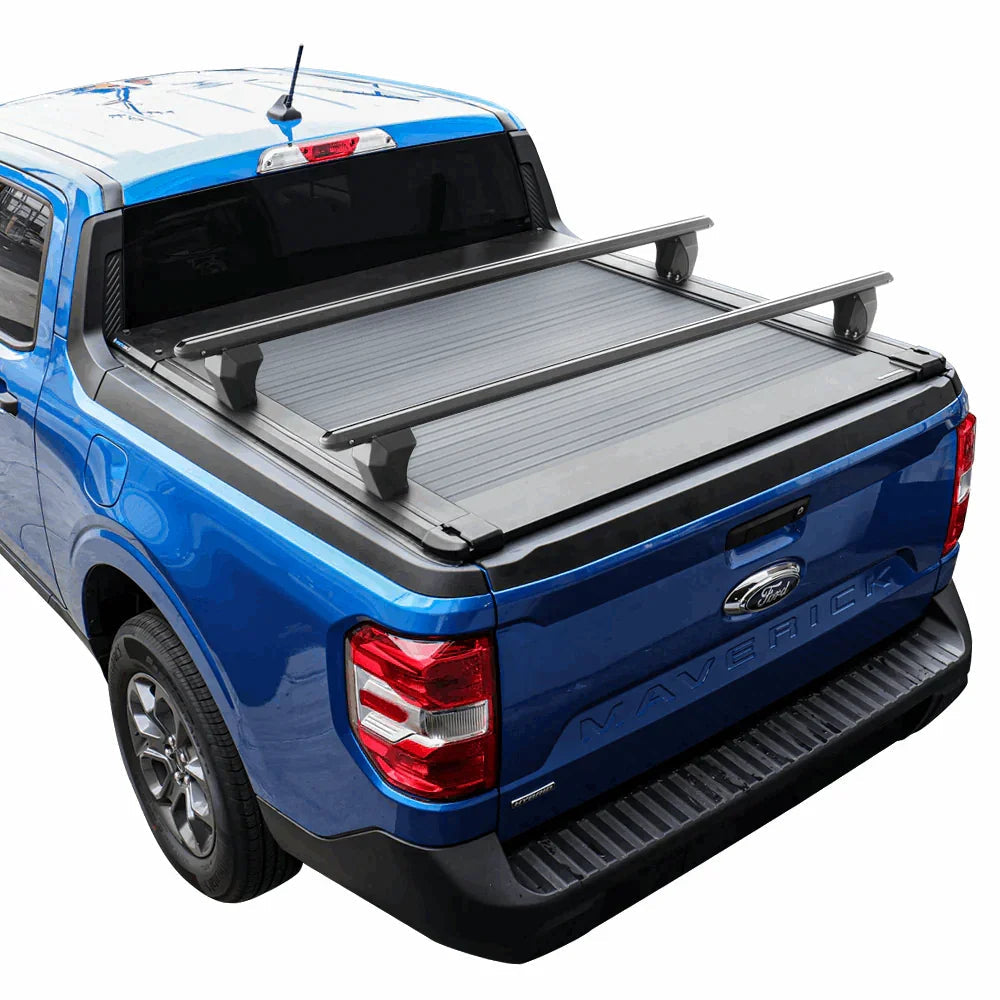 [2-in-1 Bundle] Ford Maverick Retractable Tonneau Cover w/ Rack System