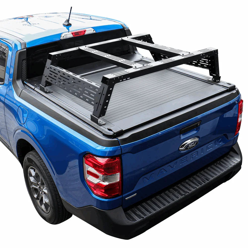 [2-in-1 Bundle] Ford Maverick Retractable Tonneau Cover w/ Rack System