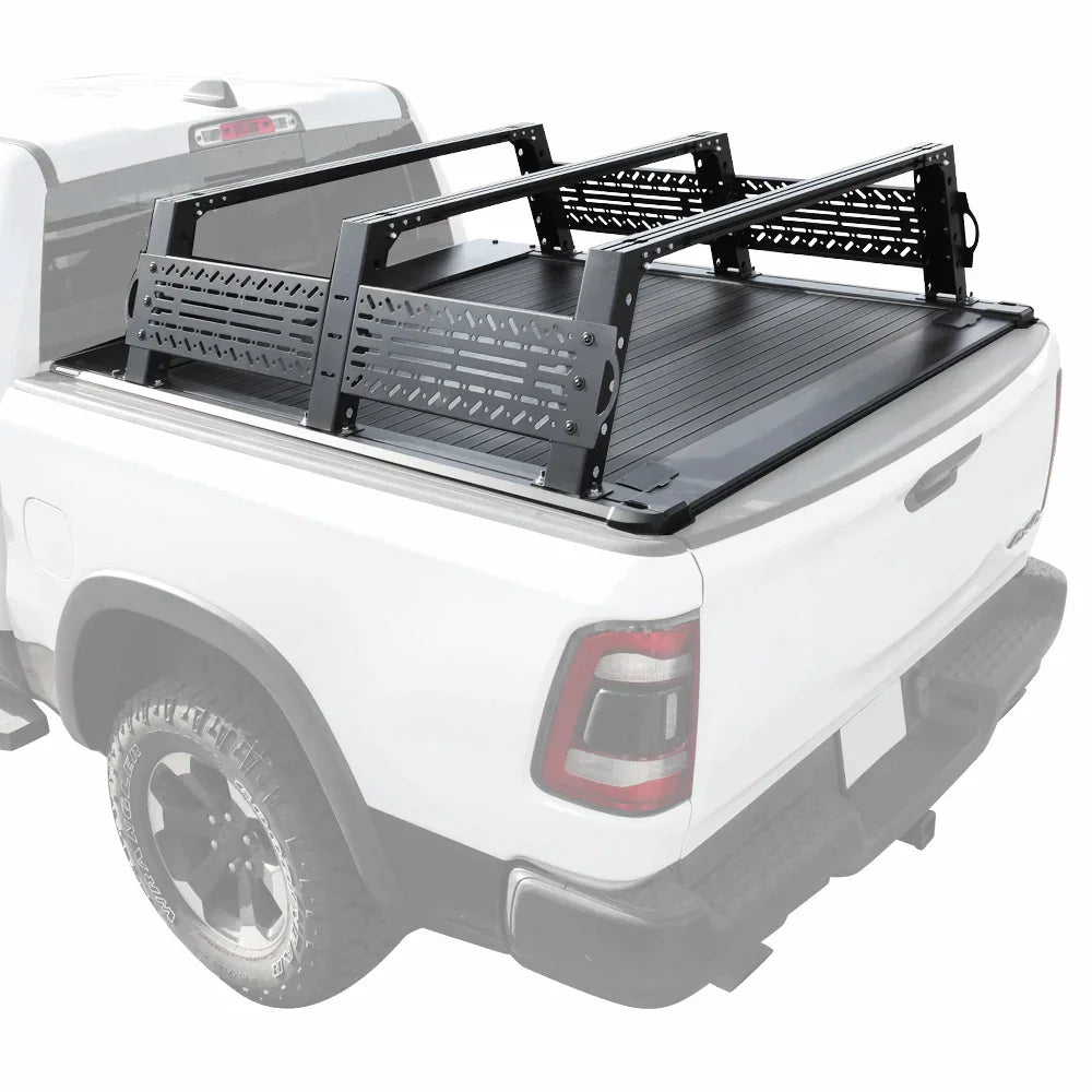 [2-in-1 Bundle] Ford Maverick Retractable Tonneau Cover w/ Rack System